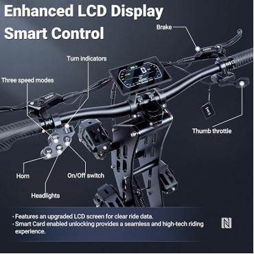 X1372VPRO Electric Scooter Adults 75 Miles Long Range, 10000W Dual Motor 65MPH Max Speed, 72V 40Ah Battery & 13-Inch Road Tires for Commuting